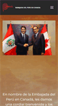 Mobile Screenshot of embassyofperu.ca